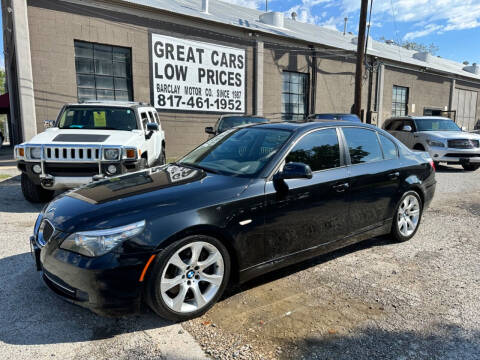 2010 BMW 5 Series for sale at BARCLAY MOTOR COMPANY in Arlington TX