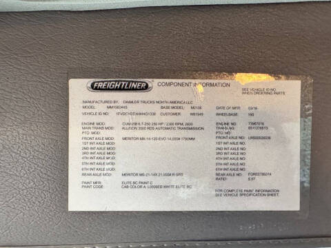 2017 Freightliner M2 106