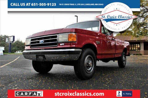 1991 Ford F-250 for sale at St. Croix Classics in Lakeland MN