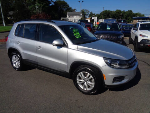 2016 Volkswagen Tiguan for sale at BETTER BUYS AUTO INC in East Windsor CT
