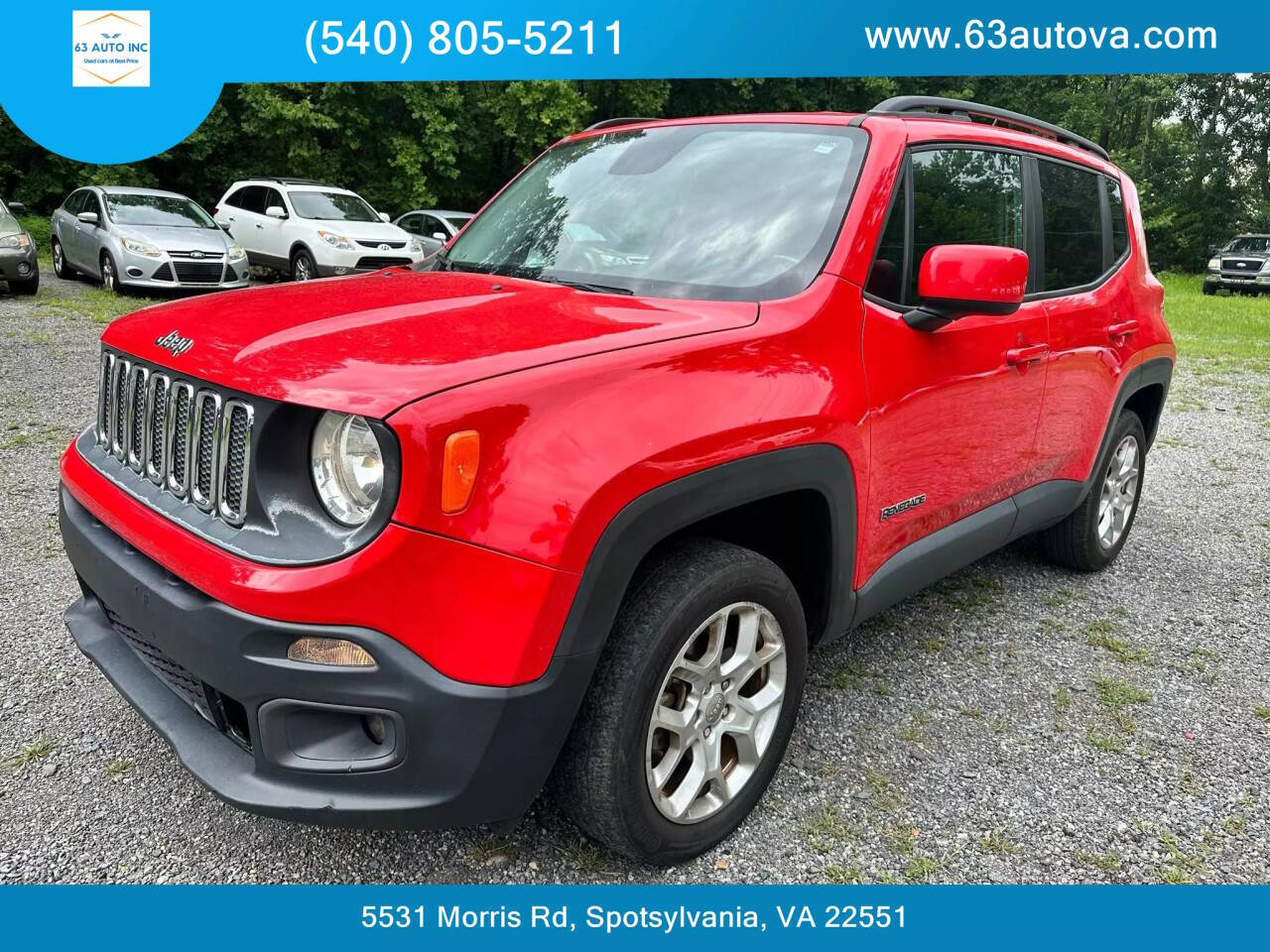 2017 Jeep Renegade for sale at 63 Auto Inc in Spotsylvania, VA