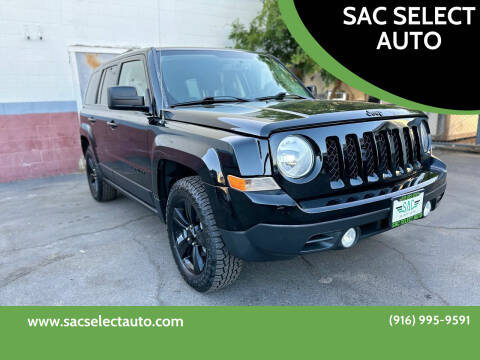 2015 Jeep Patriot for sale at SAC SELECT AUTO in Sacramento CA