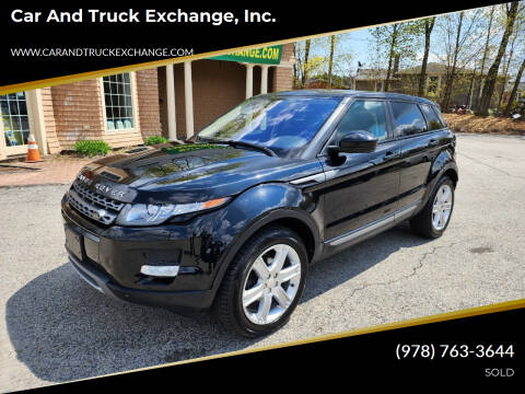 2015 Land Rover Range Rover Evoque for sale at Car and Truck Exchange, Inc. in Rowley MA