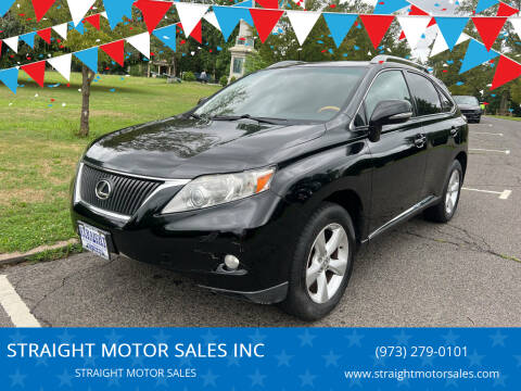 2010 Lexus RX 350 for sale at STRAIGHT MOTOR SALES INC in Paterson NJ
