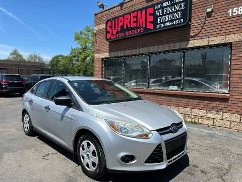 2013 Ford Focus for sale at Supreme Motor Groups in Detroit MI