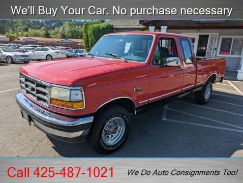 1992 Ford F-150 for sale at Platinum Autos in Woodinville WA