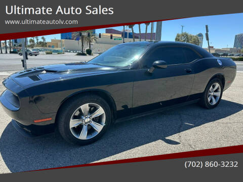 2018 Dodge Challenger for sale at Ultimate Auto Sales in Las Vegas NV