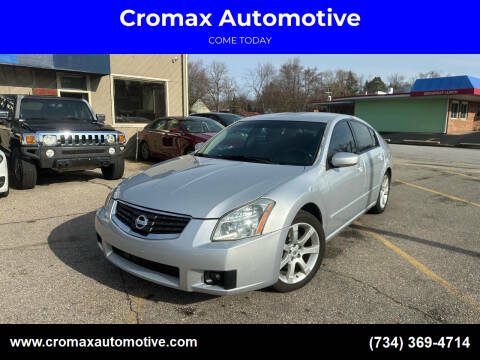 2008 Nissan Maxima for sale at Cromax Automotive in Ann Arbor MI