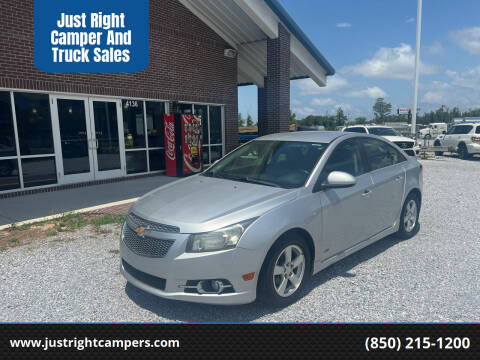 2014 Chevrolet Cruze for sale at Just Right Camper And Truck Sales in Panama City FL