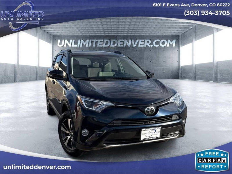 2018 Toyota RAV4 for sale at Unlimited Auto Sales in Denver CO