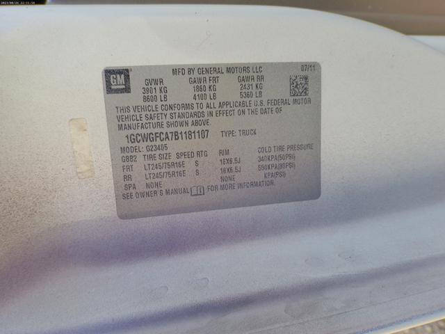 2011 Chevrolet Express 2500