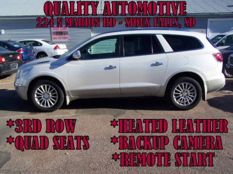 2012 Buick Enclave for sale at Quality Automotive in Sioux Falls SD