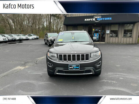 2014 Jeep Grand Cherokee for sale at Kafco Motors in Holbrook MA