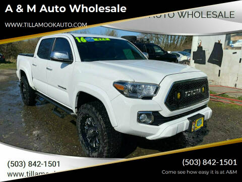 2016 Toyota Tacoma for sale at A & M Auto Wholesale in Tillamook OR