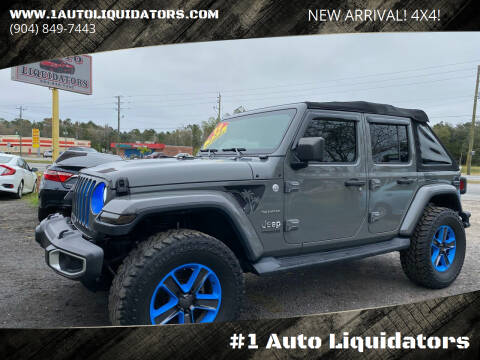 2019 Jeep Wrangler Unlimited for sale at #1 Auto Liquidators in Callahan FL