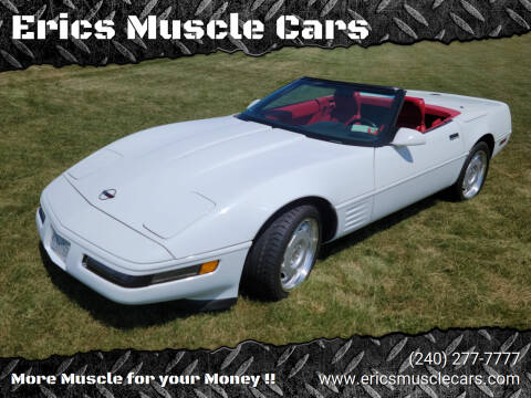 1991 Chevrolet Corvette for sale at Eric's Muscle Cars in Clarksburg MD