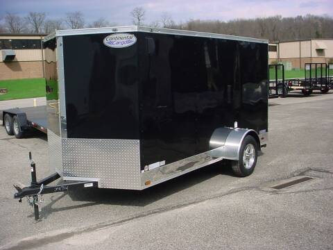 2024 Forest River 6x12 V-Nose Rear Ramp Door for sale at S. A. Y. Trailers in Loyalhanna PA