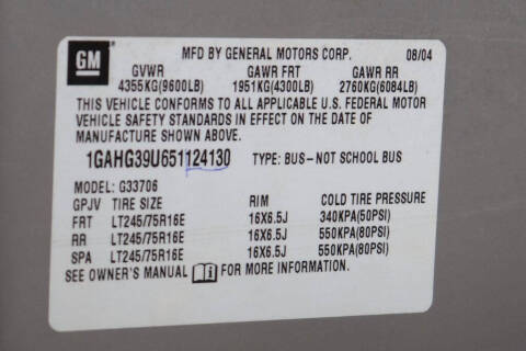 2005 Chevrolet Express