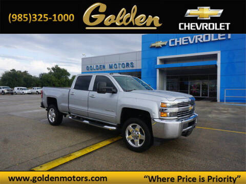 2018 Chevrolet Silverado 2500HD for sale at GOLDEN MOTORS in Cut Off LA