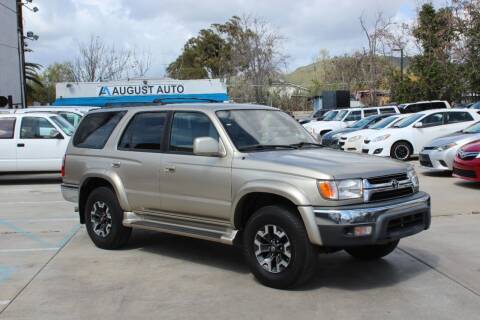 2001 Toyota 4Runner for sale at August Auto in El Cajon CA