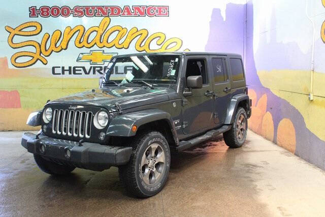 Used 2018 Jeep Wrangler Unlimited Sahara with VIN 1C4HJWEG4JL902658 for sale in Grand Ledge, MI