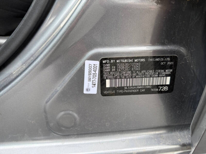 2021 Mitsubishi Mirage