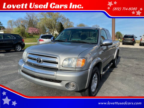 2003 Toyota Tundra for sale at Lovett Used Cars Inc. in Spencer IN