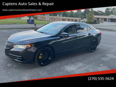 2016 Acura TLX for sale at Captens Auto Sales & Repair in Bowling Green KY