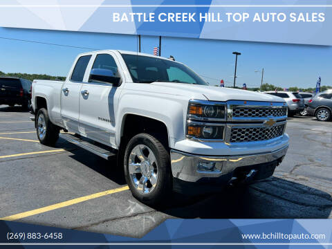2015 Chevrolet Silverado 1500 for sale at Battle Creek Hill Top Auto Sales in Battle Creek MI