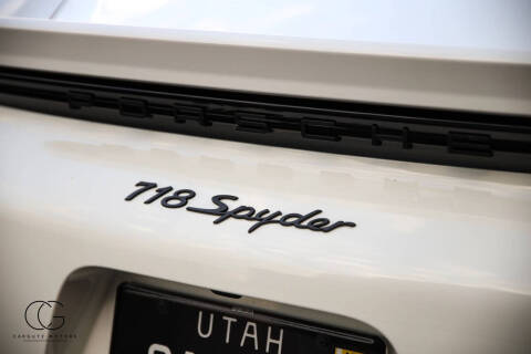 2022 Porsche 718 Boxster Spyder