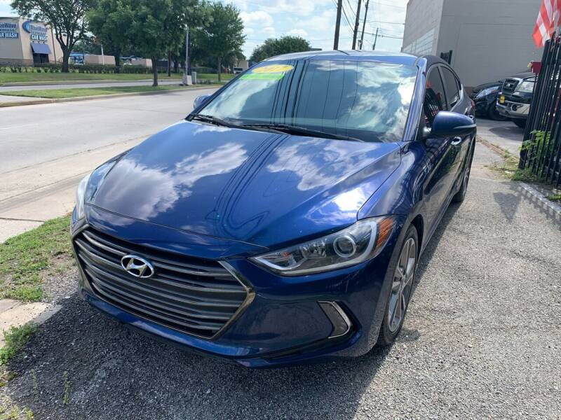 2017 Hyundai Elantra for sale at AUTO LATINOS CAR in Houston TX