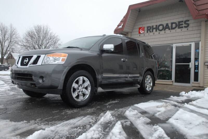 2010 Nissan Armada for sale at Rhoades Automotive Inc. in Columbia City IN