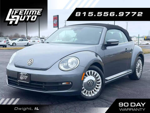 2016 Volkswagen Beetle Convertible for sale at Lifetime Auto in Dwight IL