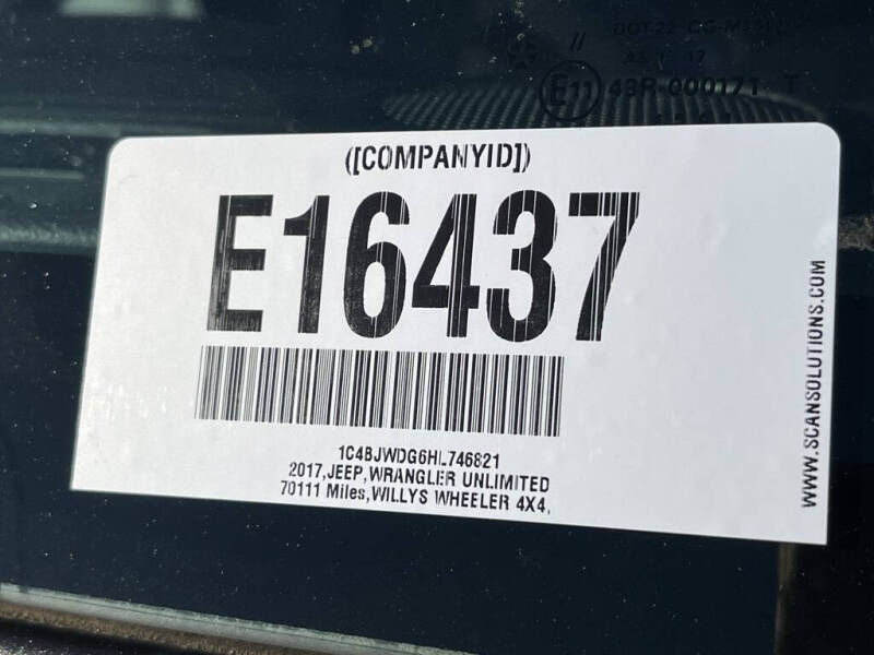 2017 Jeep Wrangler Unlimited