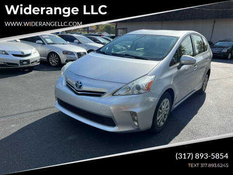 2012 Toyota Prius v for sale at Widerange LLC in Greenwood IN