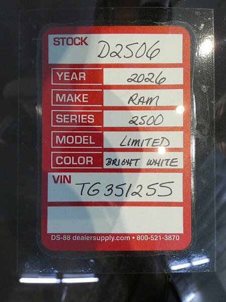 2026 RAM 2500