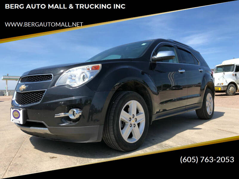 2015 Chevrolet Equinox for sale at BERG AUTO MALL & TRUCKING INC in Beresford SD