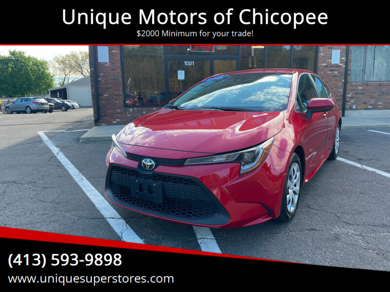 2021 Toyota Corolla for sale at Unique Motors of Chicopee in Chicopee MA