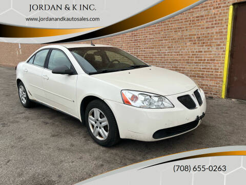 2008 Pontiac G6 for sale at JORDAN & K INC. in River Grove IL