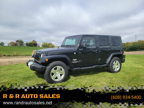 2008 Jeep Wrangler Unlimited for sale at R & R AUTO SALES in Juda WI