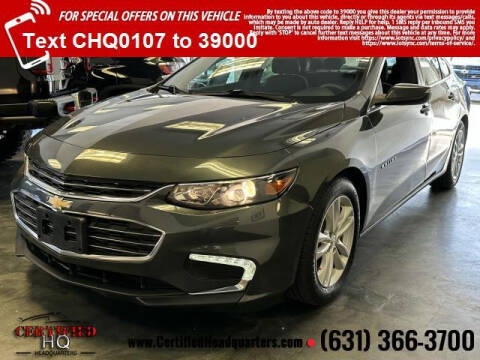 2017 Chevrolet Malibu for sale at CERTIFIED HEADQUARTERS in Saint James NY