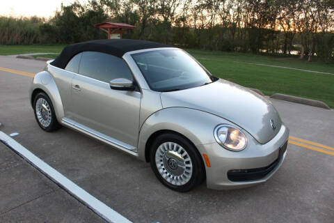2014 Volkswagen Beetle Convertible for sale at Clear Lake Auto World in League City TX
