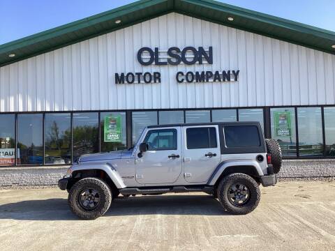 2013 Jeep Wrangler Unlimited for sale at Olson Motor Company in Morris MN
