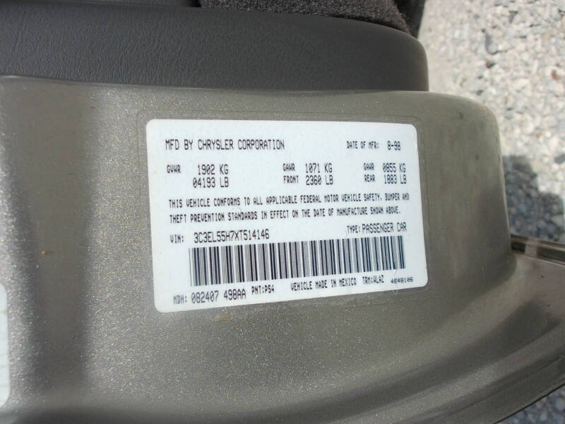 1999 Chrysler Sebring JXi