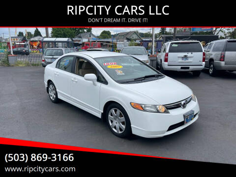 2007 Honda Civic for sale at RIPCITY CARS LLC in Portland OR