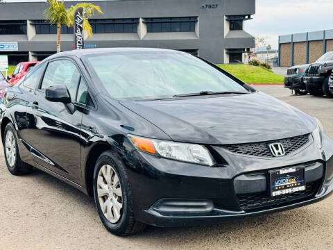 2012 Honda Civic for sale at MotorMax in San Diego CA