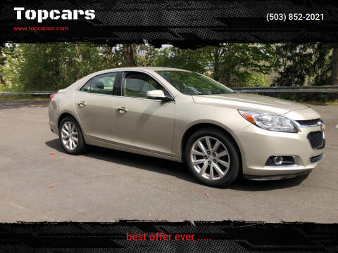2015 Chevrolet Malibu for sale at Topcars in Wilsonville OR