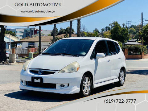2007 Honda Fit for sale at Gold AutoMotive in San Diego CA