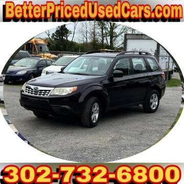 2013 Subaru Forester for sale at Better Priced Used Cars in Frankford DE