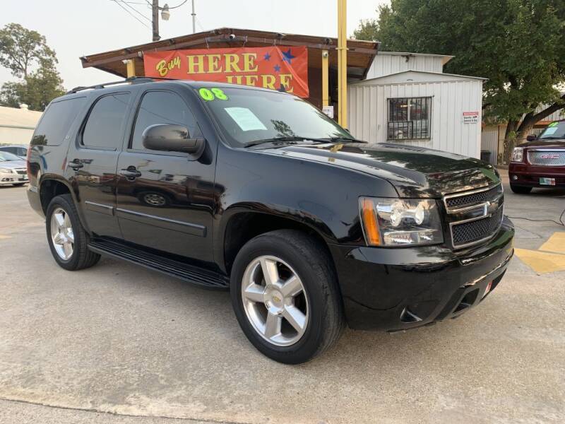 2008 Chevrolet Tahoe for sale at ASHE AUTO SALES, LLC. in Dallas TX